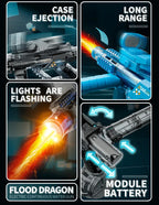 Electric Water Blaster - LED Muzzle Flash & 32ft Range 🌊🔫