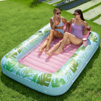 4-in-1 Inflatable Tanning Pool - 216cm Luxury Shared Lounge ☀️🌊