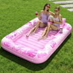 4-in-1 Inflatable Tanning Pool - 216cm Luxury Shared Lounge ☀️🌊
