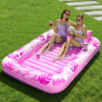 4-in-1 Inflatable Tanning Pool - 216cm Luxury Shared Lounge ☀️🌊
