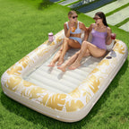 4-in-1 Inflatable Tanning Pool - 216cm Luxury Shared Lounge ☀️🌊
