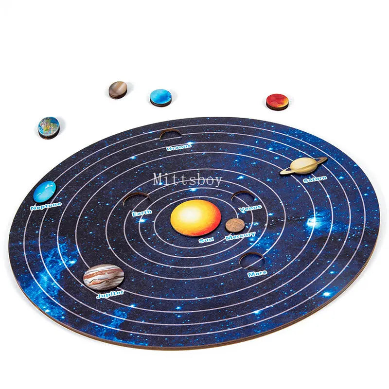 3D Eight Planets Puzzle