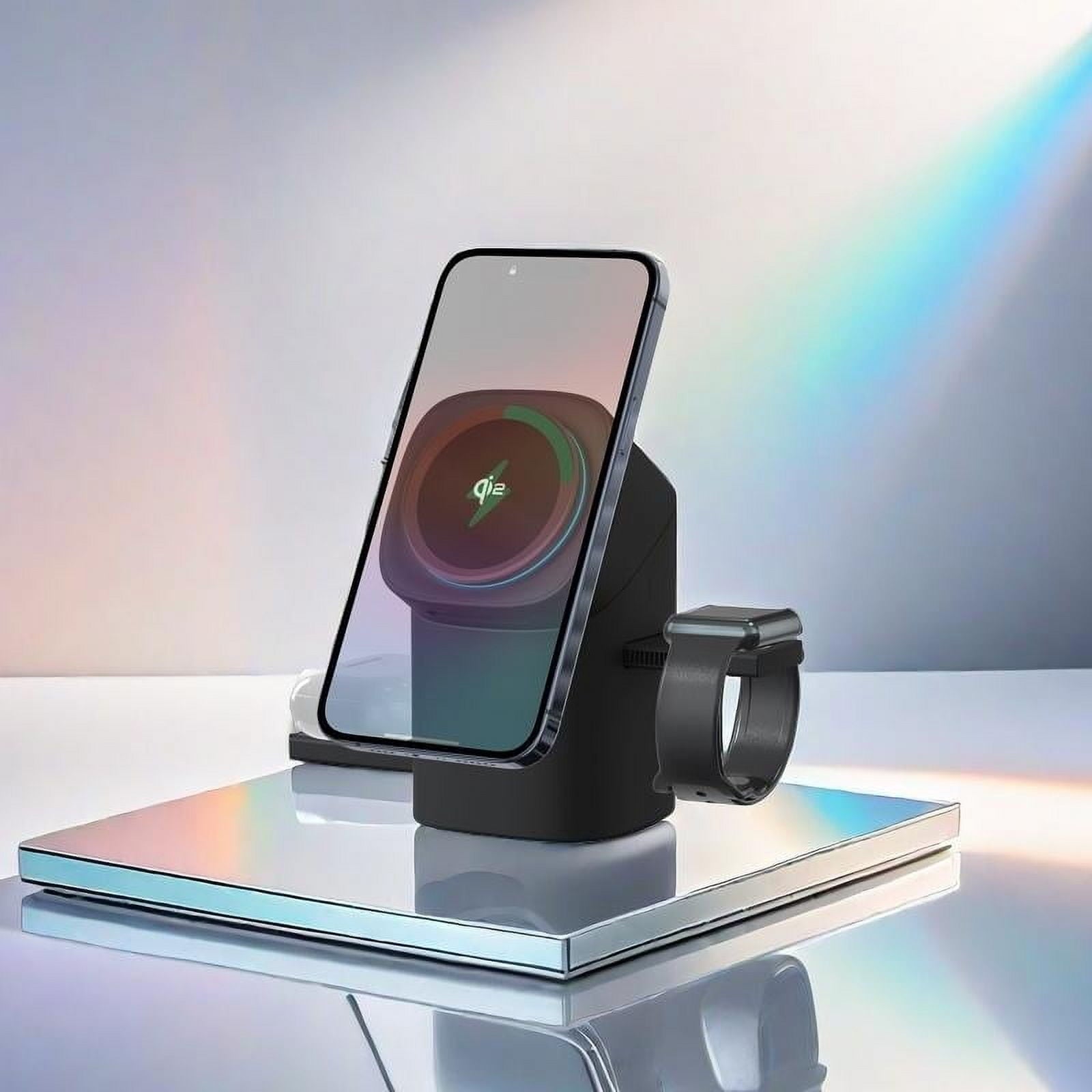 Three in one wireless charger