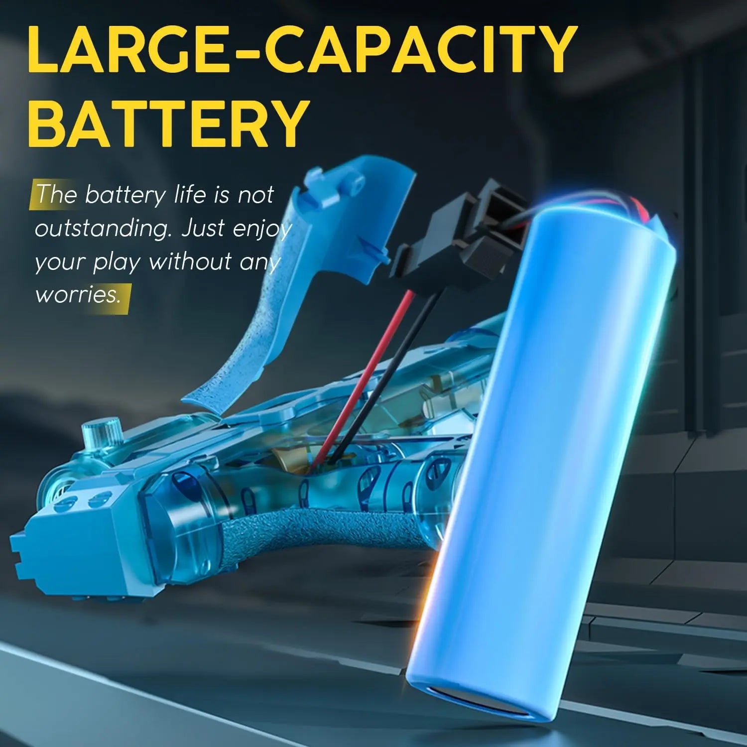 Electric Water Blaster - LED Muzzle Flash & 32ft Range 🌊🔫