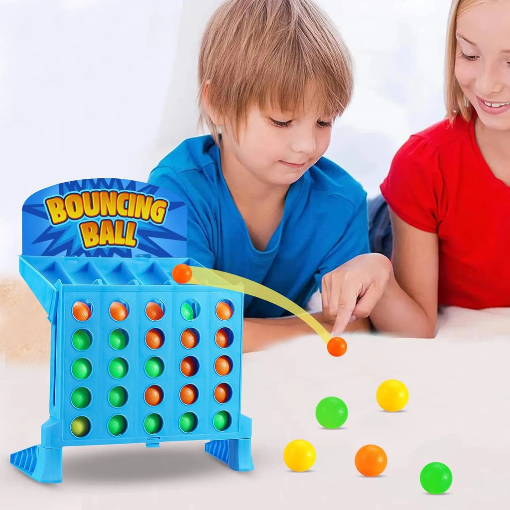 Bounce & Connect 4 | Fast-Paced Family Party Board Game 🔴🔵