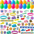 100Pcs Prefilled Easter Egg Kit | Prefilled with Toys & Stickers 🐰