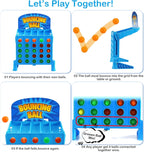 Bounce & Connect 4 | Fast-Paced Family Party Board Game 🔴🔵