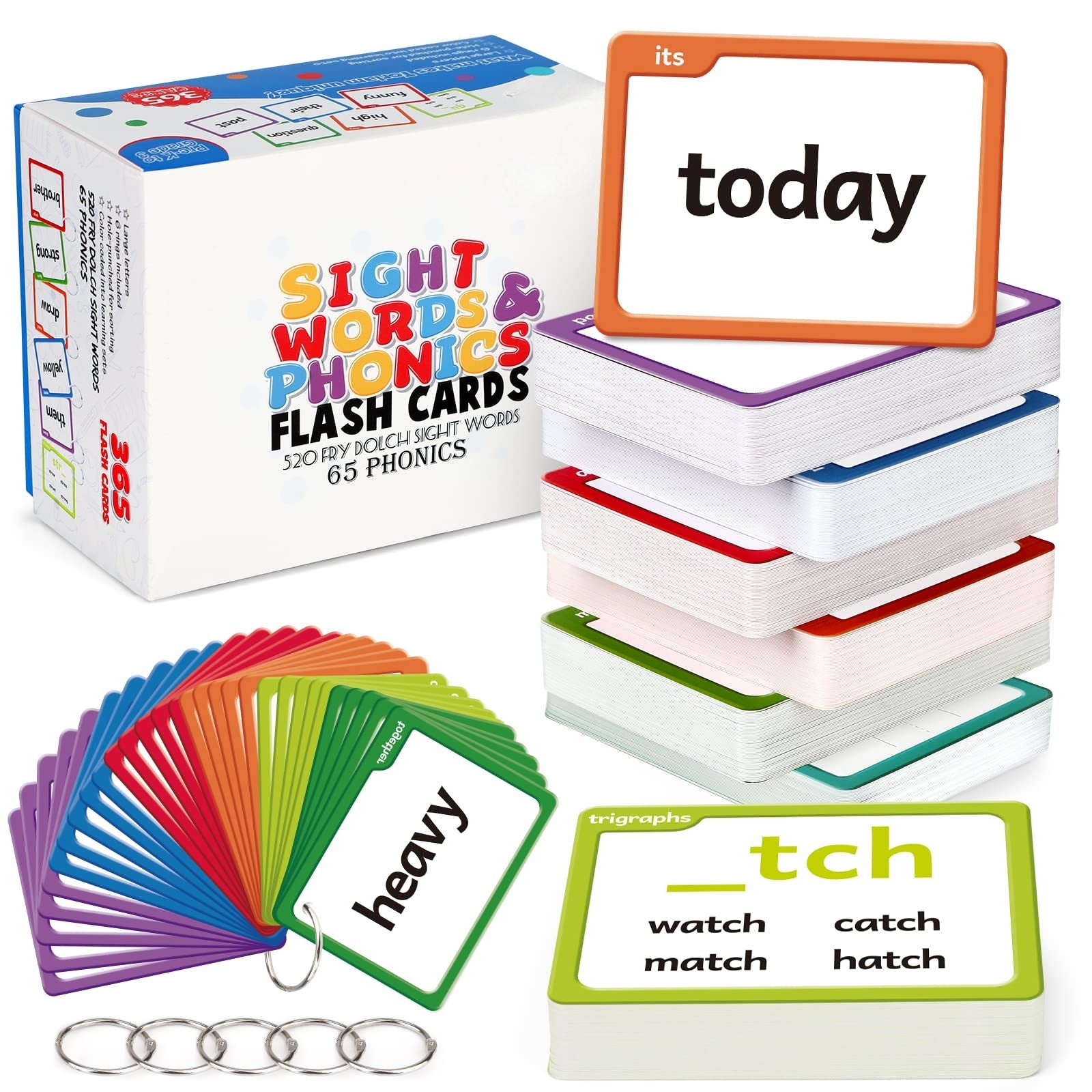 585-Piece Phonics & Sight Words Kit - The Ultimate Literacy Set 📚✨