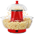 Electric Popcorn Machine with 4 Serving Bowls & Measuring Cup, Red