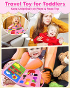 Montessori Busy Board | Sensory Activity Book for Toddlers 🧩