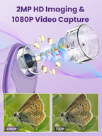 1000X Portable Kids Microscope - 2.4" HD Screen Discovery Kit 🔬✨