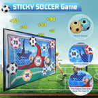 2-in-1 Kick & Score Soccer Target Set - Indoor Safe & Outdoor Ready ⚽️🥅