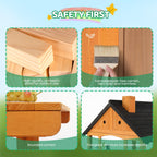 Deluxe Wooden Playhouse - All-in-One Garden Activity Station 🏠🌳