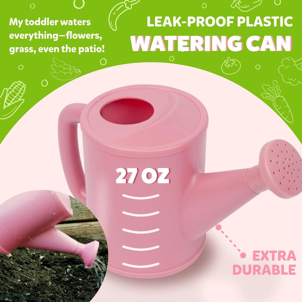 Kids Floral Garden Tool Set | 10-Piece Toddler Gardening Kit 🌿