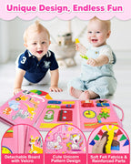 Montessori Busy Board | Sensory Activity Book for Toddlers 🧩