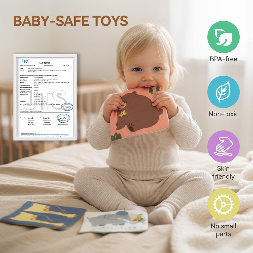 Baby Tissue Box Toy | Montessori Sensory Toy for Babies 6-12 Months 🎁